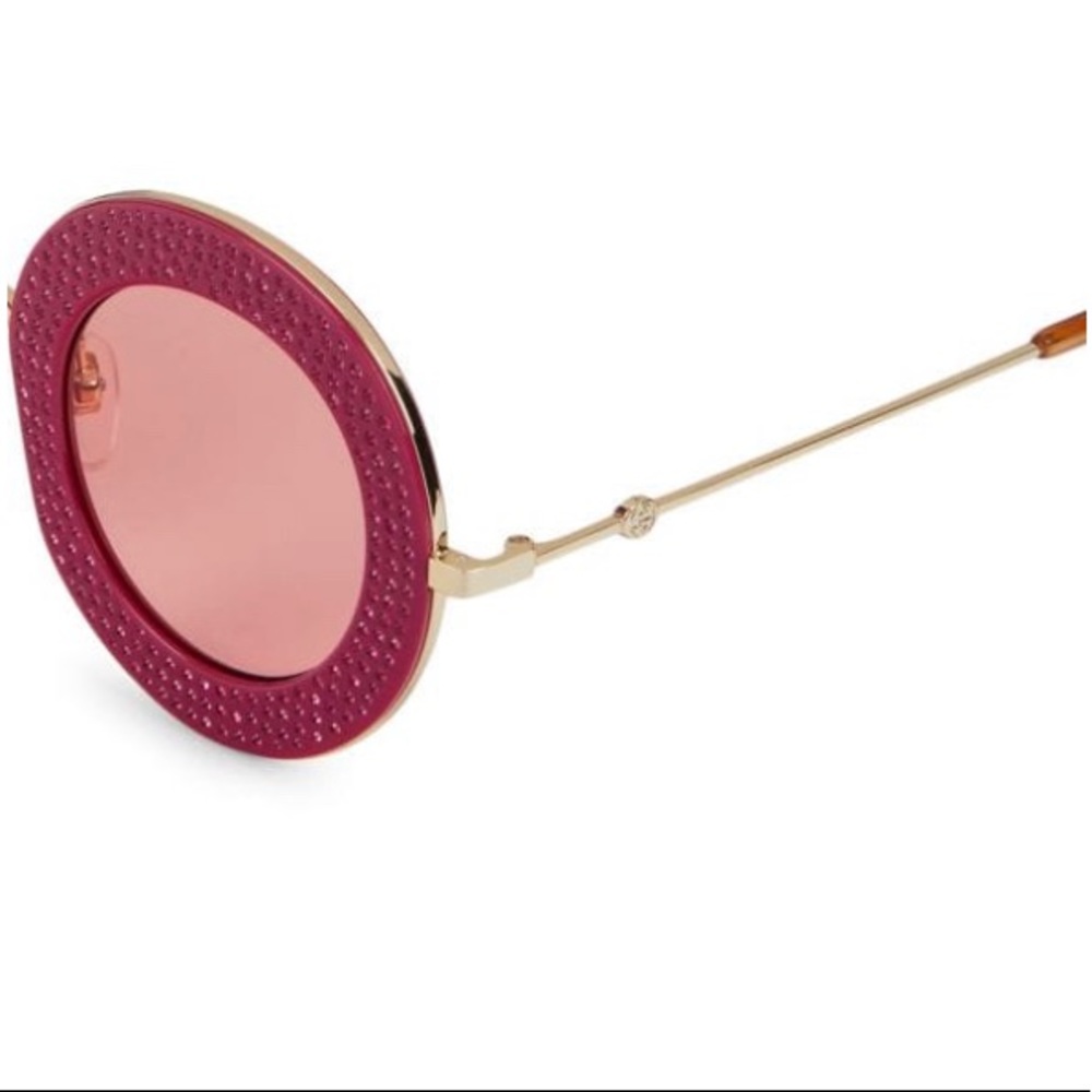 SOLD⛔️Authentic GUCCI 44 Round Crystals acetate/metal sunglasses - Picture 15 of 16